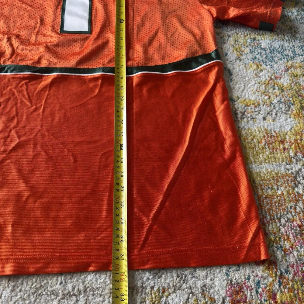 Vintage Miami Hurricanes Nike Team Jersey Orange XL College Football 1